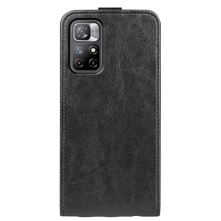 Per Xiaomi Redmi Note 11 R64 Texture Custodia protettiva in pelle a vibrazione verticale singola con slot per schede e cornice per foto, For Xiaomi Redmi Note 11