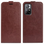 Per Xiaomi Redmi Note 11 R64 Texture Custodia protettiva in pelle a vibrazione verticale singola con slot per schede e cornice per foto, For Xiaomi Redmi Note 11