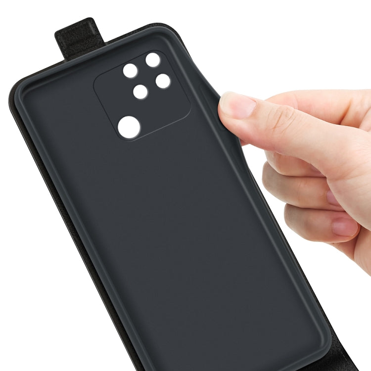 Per OPPO Realme Narzo 50A R64 Texture Custodia in pelle a vibrazione verticale con slot per schede e cornice per foto, For OPPO Realme Narzo 50A