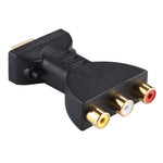 Adattatore HDMI maschio a 3 RCA RGB placcato oro
