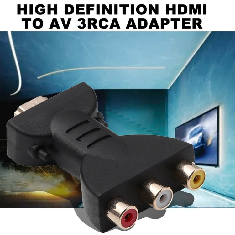 Adattatore HDMI maschio a 3 RCA RGB placcato oro