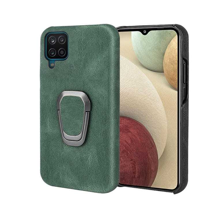 Custodia in PU con anello per Samsung Galaxy A12