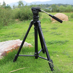 Supporto per treppiede in lega di alluminio YUNTENG VCT-880 con testa tridimensionale, VCT-880