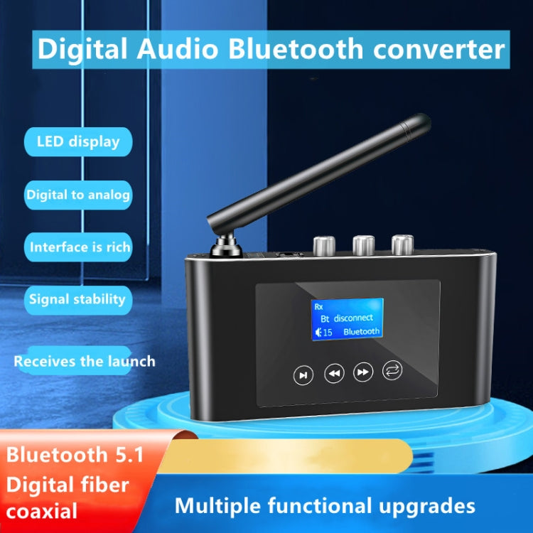 Convertitore audio digitale Bluetooth 5.1 T38 2 in 1