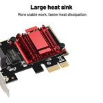 Scheda di rete Gigabit PCIe con chip Intel 1210at
