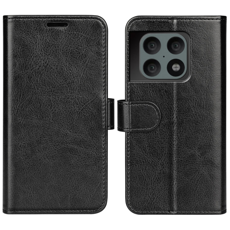 Per OnePlus 10 Pro 5G R64 Texture Custodia protettiva per telefono a vibrazione orizzontale singola con supporto e slot per schede e portafoglio e cornice per foto, For OnePlus 10 Pro 5G