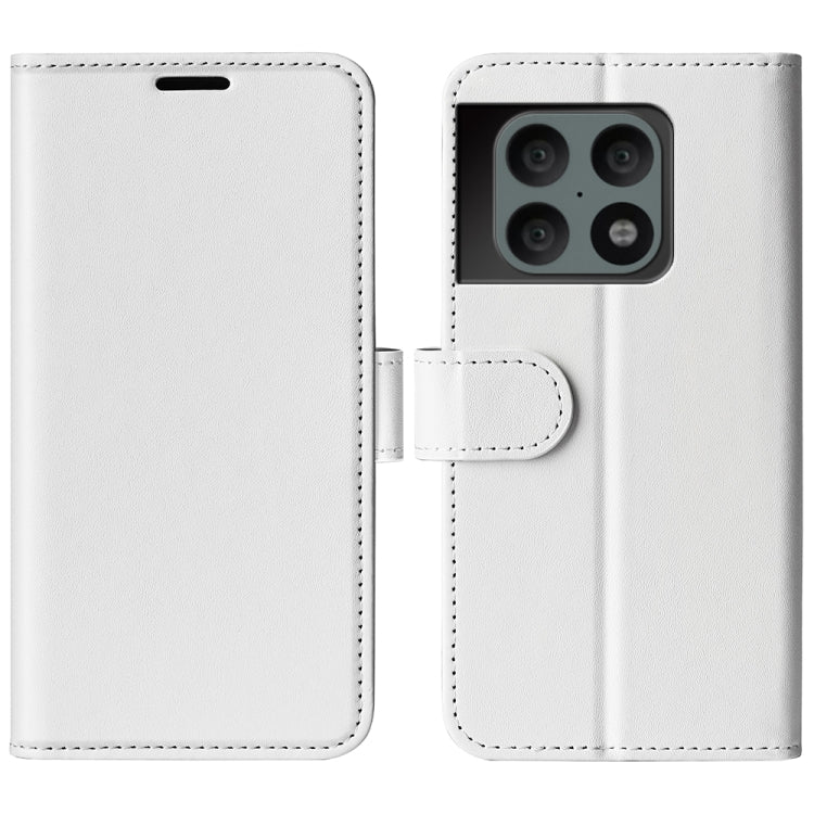 Per OnePlus 10 Pro 5G R64 Texture Custodia protettiva per telefono a vibrazione orizzontale singola con supporto e slot per schede e portafoglio e cornice per foto, For OnePlus 10 Pro 5G