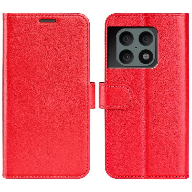 Per OnePlus 10 Pro 5G R64 Texture Custodia protettiva per telefono a vibrazione orizzontale singola con supporto e slot per schede e portafoglio e cornice per foto, For OnePlus 10 Pro 5G