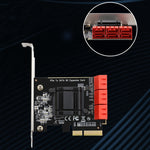 Scheda espansione PCIe a 6 porte SATA 3.0 6Gbps