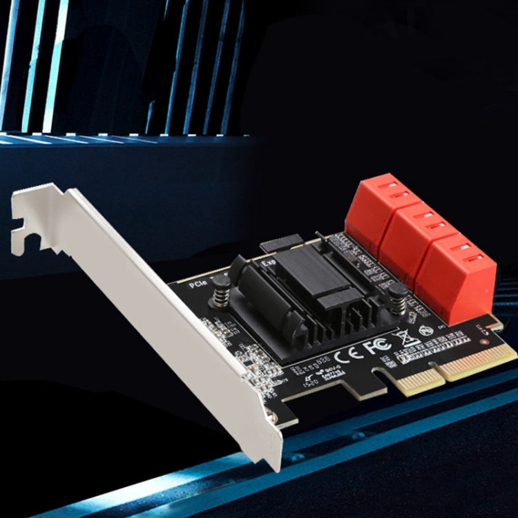 Scheda espansione PCIe a 6 porte SATA 3.0 6Gbps
