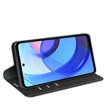 Per Motorola Moto E30 / E40 Custodia per telefono in pelle con aspirazione magnetica retro-pelle, For Motorola Moto E30 / E40