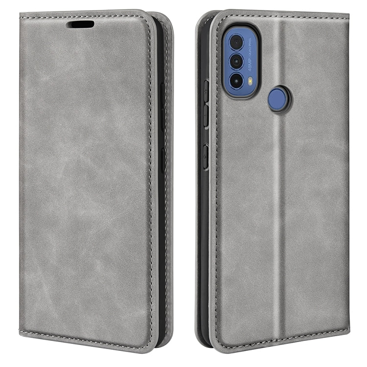 Per Motorola Moto E30 / E40 Custodia per telefono in pelle con aspirazione magnetica retro-pelle, For Motorola Moto E30 / E40