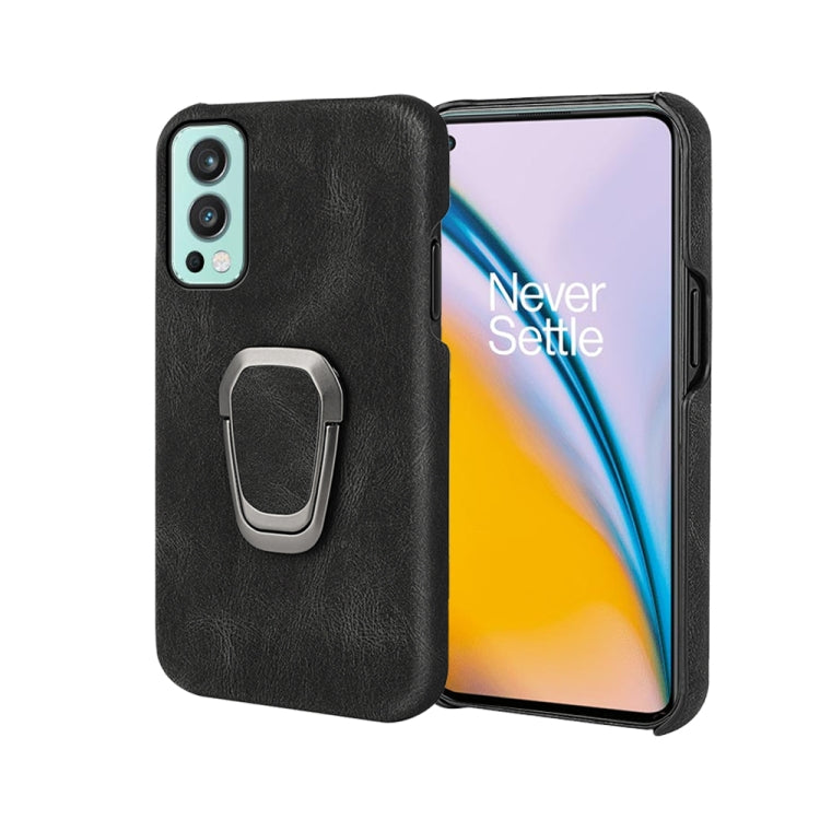 Per custodia per telefono in PU con supporto per anello OnePlus Nord 2 5G, For OnePlus Nord 2 5G