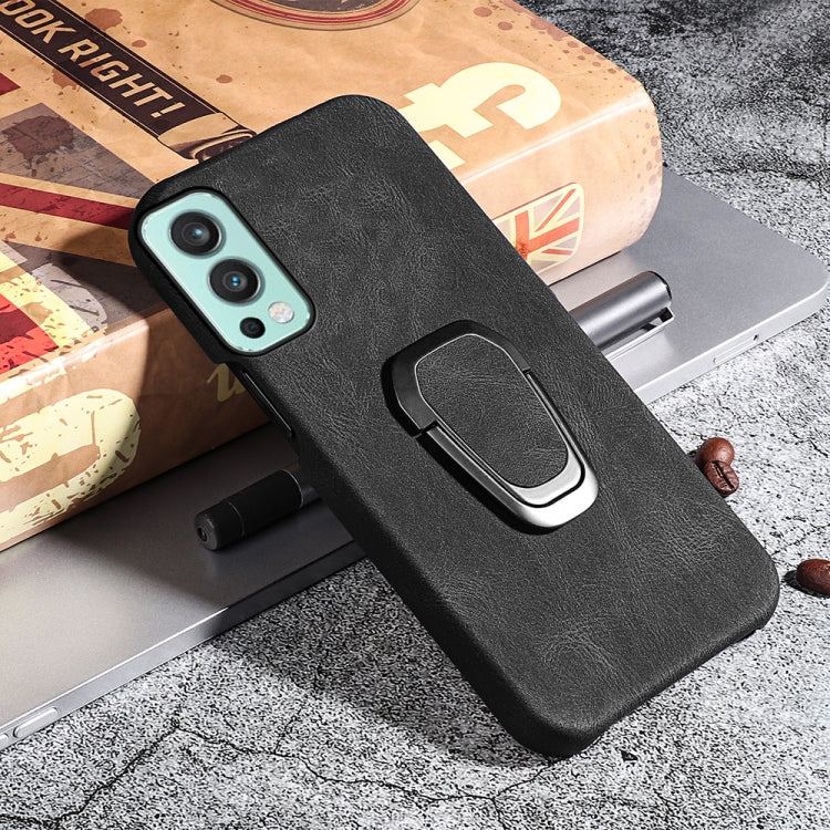 Per custodia per telefono in PU con supporto per anello OnePlus Nord 2 5G, For OnePlus Nord 2 5G