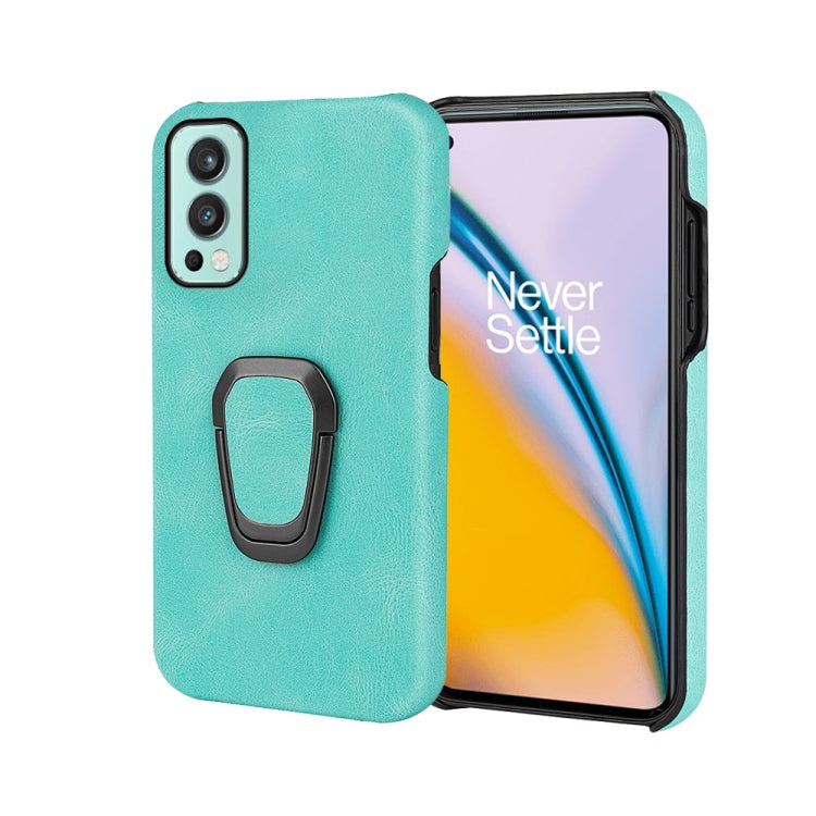 Per custodia per telefono in PU con supporto per anello OnePlus Nord 2 5G, For OnePlus Nord 2 5G