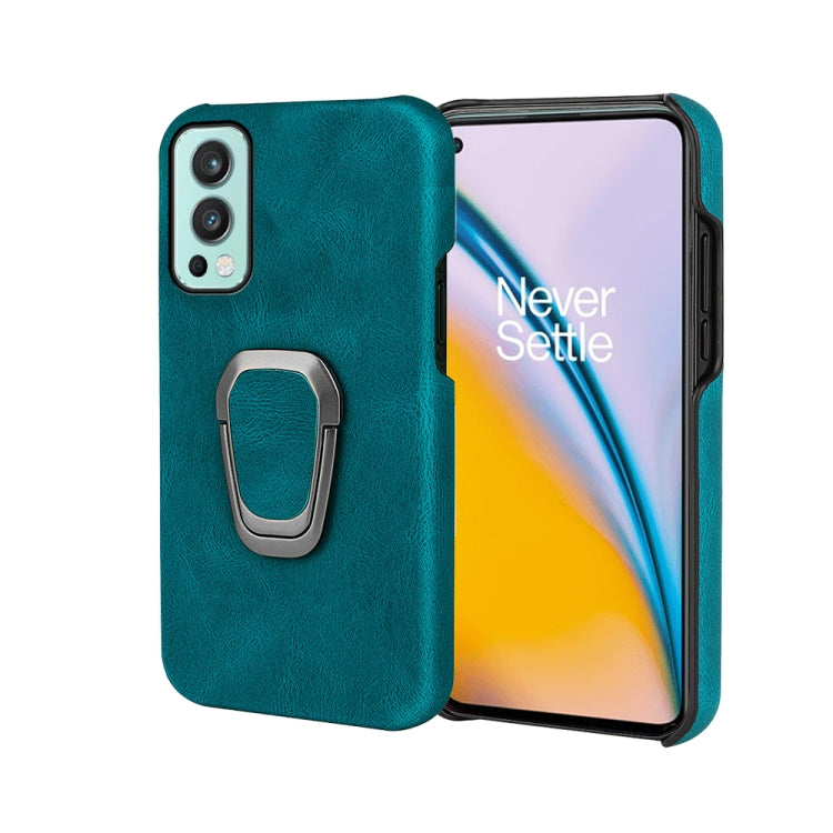 Per custodia per telefono in PU con supporto per anello OnePlus Nord 2 5G, For OnePlus Nord 2 5G