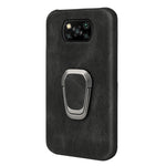Custodia per telefono PU con supporto ad anello per Xiaomi Poco X3 / X3 NFC / Poco X3 Pro, For Xiaomi Poco X3