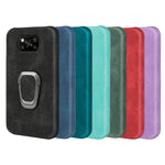 Custodia per telefono PU con supporto ad anello per Xiaomi Poco X3 / X3 NFC / Poco X3 Pro, For Xiaomi Poco X3