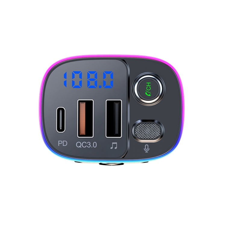 Trasmettitore FM Bluetooth auto con doppio USB Type-C QC3.0