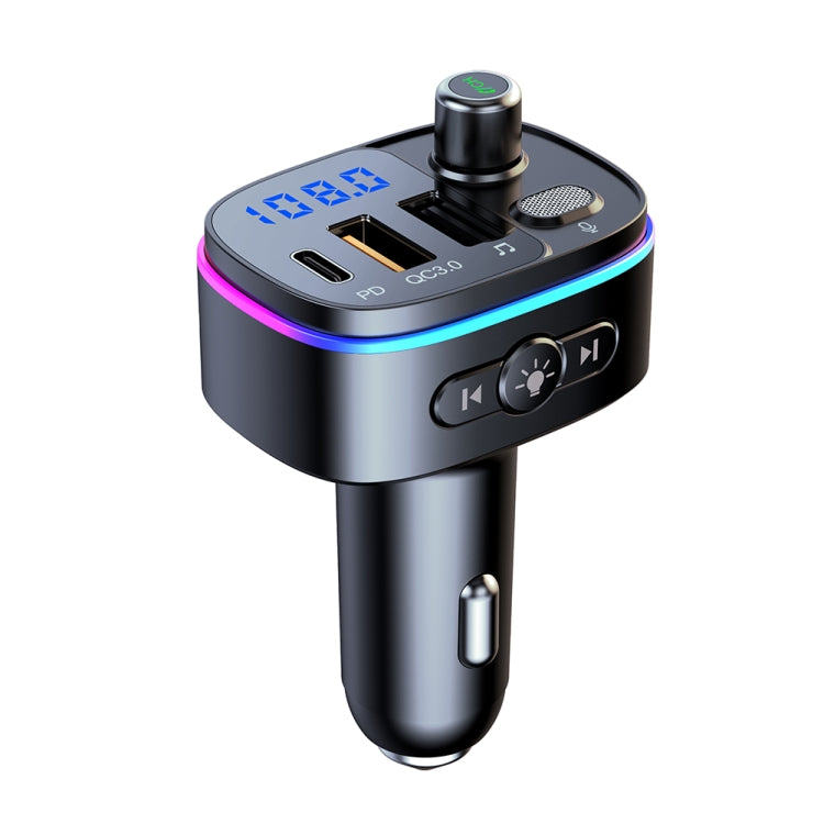 Trasmettitore FM Bluetooth auto con doppio USB Type-C QC3.0