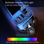 Trasmettitore FM Bluetooth auto con doppio USB Type-C QC3.0