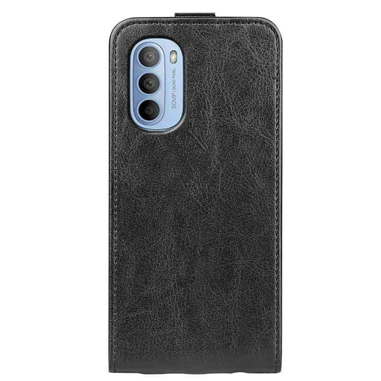 Per Motorola Moto G31 4G R64 Texture Custodia per telefono in pelle a vibrazione verticale singola, For Motorola Moto G31 4G