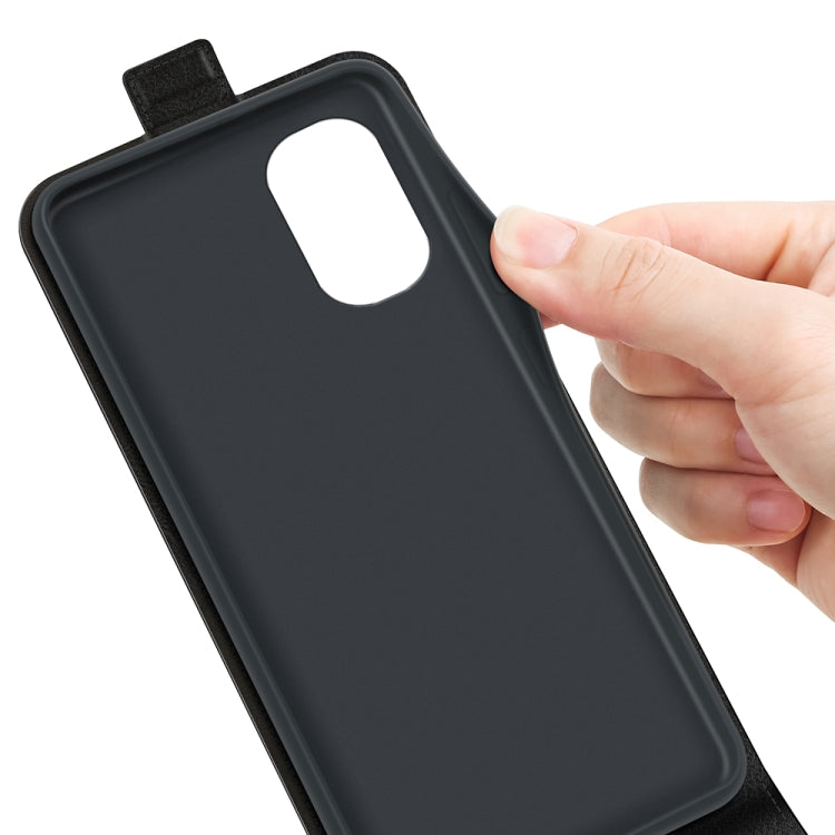 Per Motorola Moto G31 4G R64 Texture Custodia per telefono in pelle a vibrazione verticale singola, For Motorola Moto G31 4G