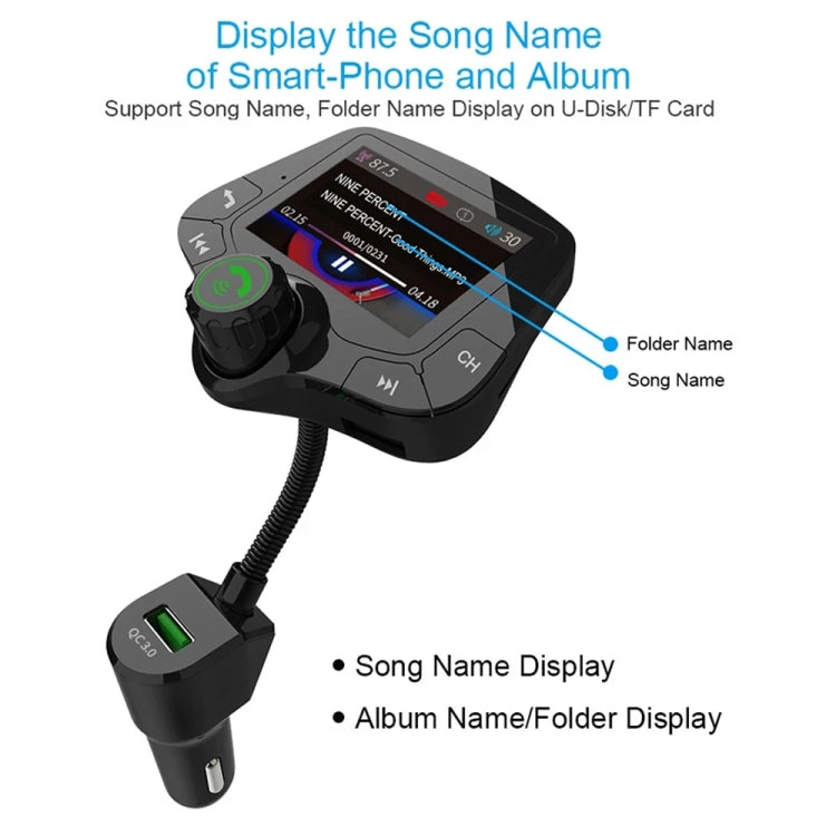 Lettore MP3 Bluetooth per auto G24 con trasmettitore FM