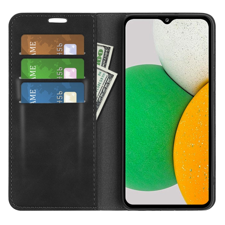 Custodia in pelle magnetica per Samsung Galaxy A03 Core
