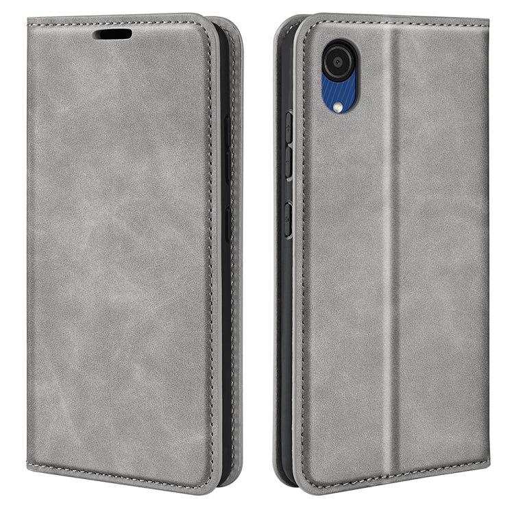 Custodia in pelle magnetica per Samsung Galaxy A03 Core