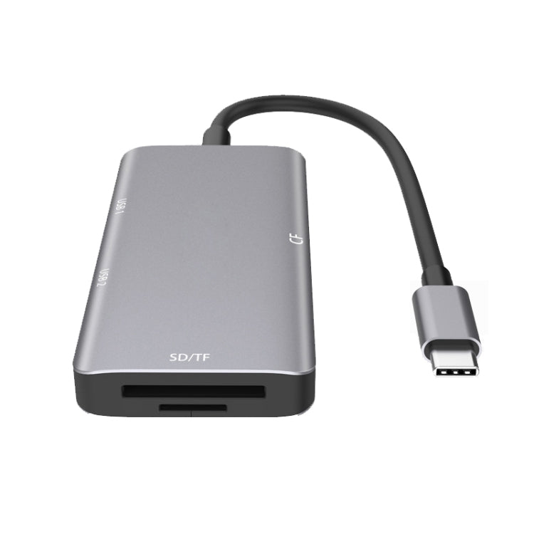 Adattatore HUB 5 in 1 con doppie porte USB 3.0 e lettore schede