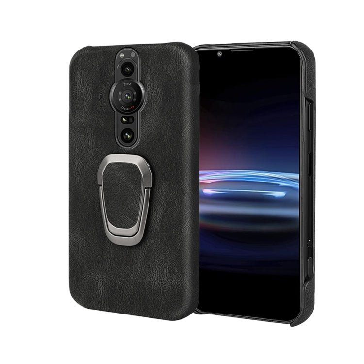 Per Sony Xperia Pro-I Custodia per cellulare in PU con supporto ad anello, For Sony Xperia Pro-I