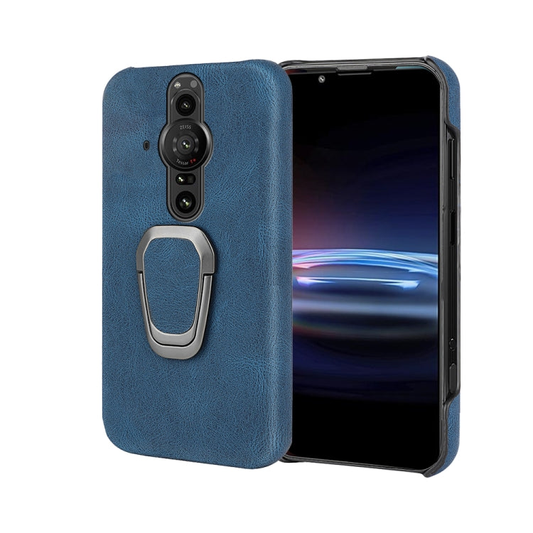 Per Sony Xperia Pro-I Custodia per cellulare in PU con supporto ad anello, For Sony Xperia Pro-I