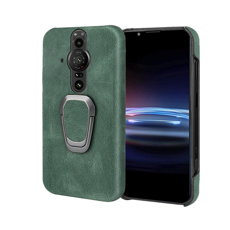 Per Sony Xperia Pro-I Custodia per cellulare in PU con supporto ad anello, For Sony Xperia Pro-I
