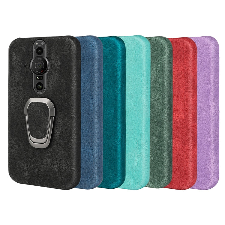 Per Sony Xperia Pro-I Custodia per cellulare in PU con supporto ad anello, For Sony Xperia Pro-I