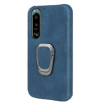 Per Sony Xperia 5 III Custodia per cellulare in PU con supporto ad anello, For Sony Xperia 5 III