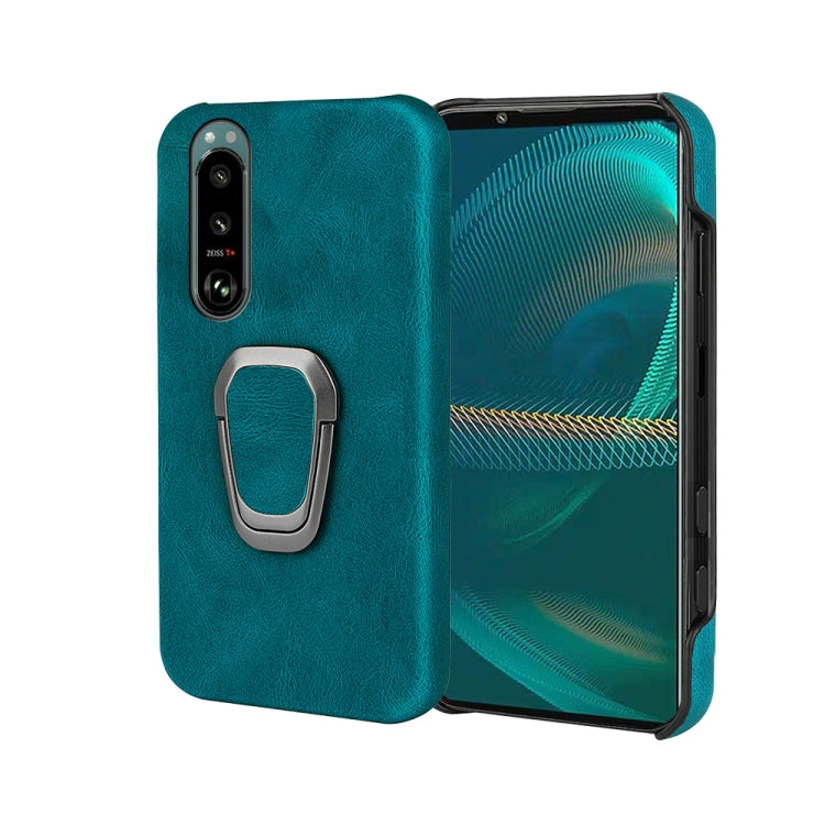 Per Sony Xperia 5 III Custodia per cellulare in PU con supporto ad anello, For Sony Xperia 5 III