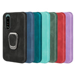 Per Sony Xperia 5 III Custodia per cellulare in PU con supporto ad anello, For Sony Xperia 5 III