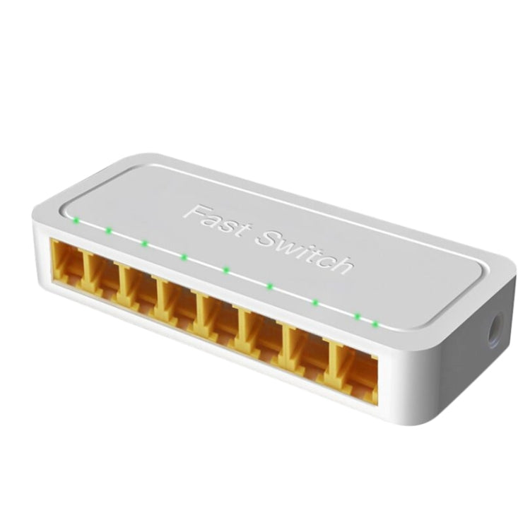 Mini switch RJ45 8 porte 100M non gestito plug and play