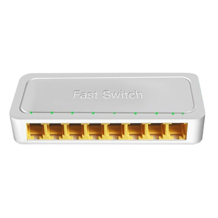 Mini switch RJ45 8 porte 100M non gestito plug and play