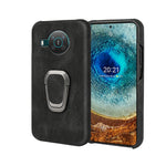 Per Nokia X10 / X20 Custodia per cellulare in PU con supporto ad anello, For Nokia X10 / X20