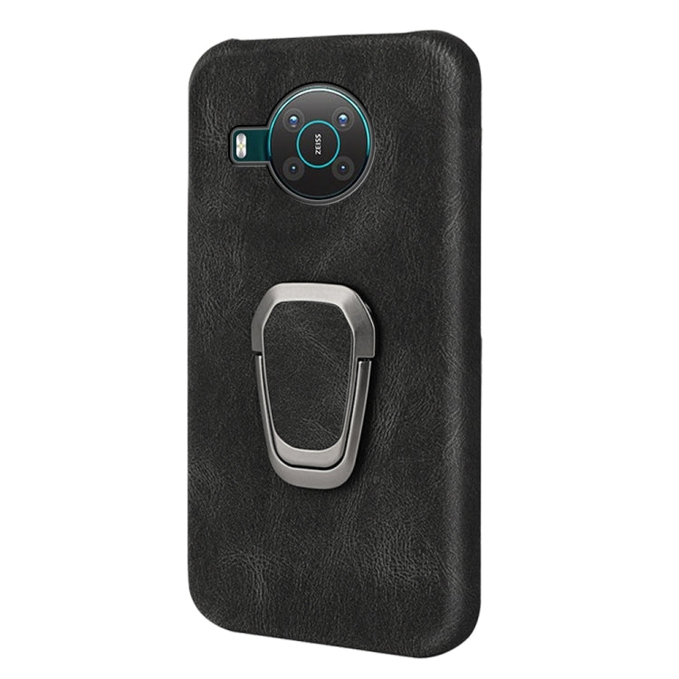 Per Nokia X10 / X20 Custodia per cellulare in PU con supporto ad anello, For Nokia X10 / X20