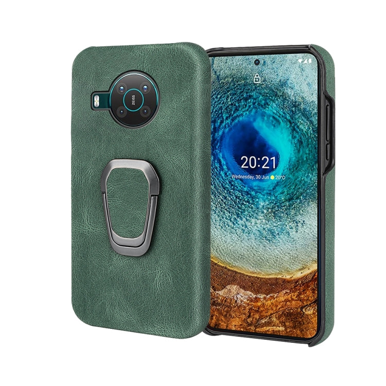 Per Nokia X10 / X20 Custodia per cellulare in PU con supporto ad anello, For Nokia X10 / X20