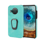 Per Nokia X10 / X20 Custodia per cellulare in PU con supporto ad anello, For Nokia X10 / X20