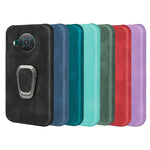 Per Nokia X10 / X20 Custodia per cellulare in PU con supporto ad anello, For Nokia X10 / X20
