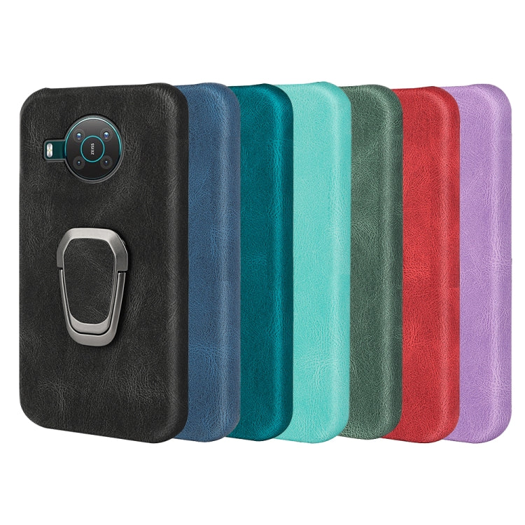 Per Nokia X10 / X20 Custodia per cellulare in PU con supporto ad anello, For Nokia X10 / X20