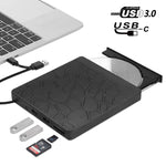 Unità DVD esterna masterizzatore CD DVD USB 3.0 con slot SD