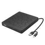 Unità DVD esterna masterizzatore CD DVD USB 3.0 con slot SD