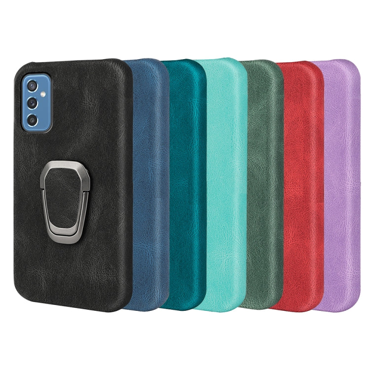 Custodia PU con supporto ad anello per Samsung Galaxy M52 5G