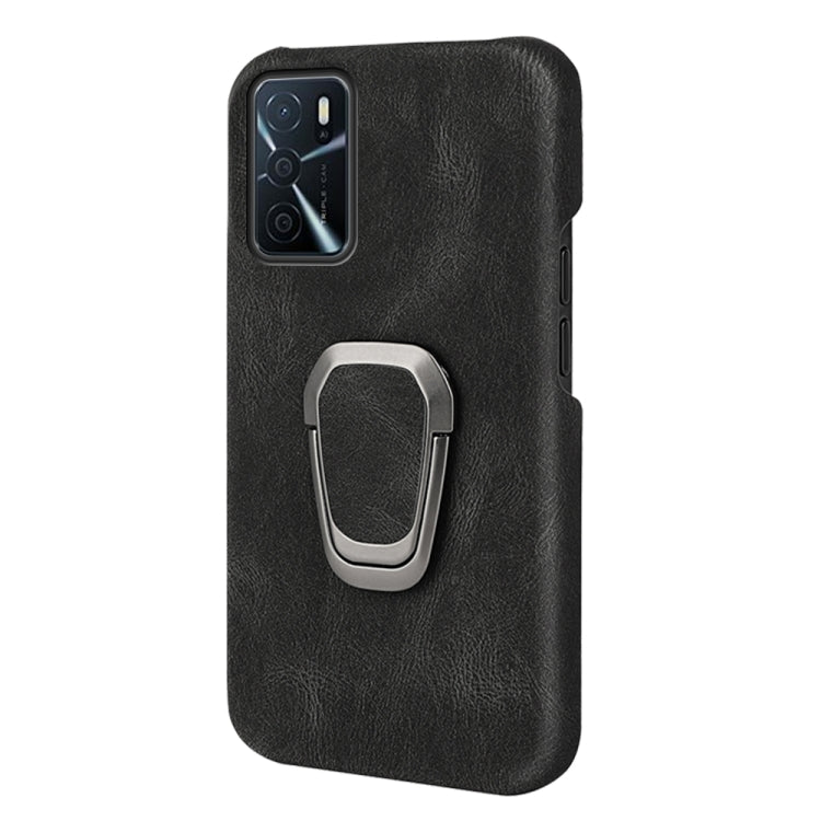 Custodia per telefono in PU con supporto ad anello per OPPO A16 / A16S / A54S, For OPPO A16 / A16S